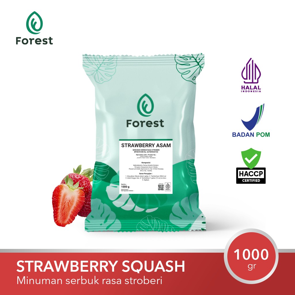 Fresa calabaza bebida en polvo 1000g mezcla de frutas picantes