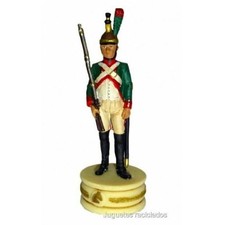 NAC003 Dragon line Napoleon chess figure White horse Lead