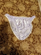 Vintage Satin Bikini Panties Size XL