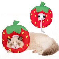 Cat Cone Collars Soft,Cat Recovery Collars After Surgery to Stop Licking,Wate...