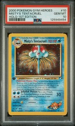 Misty's Tentacruel 010/132 Gym Heroes Holo Rare 1st Edition