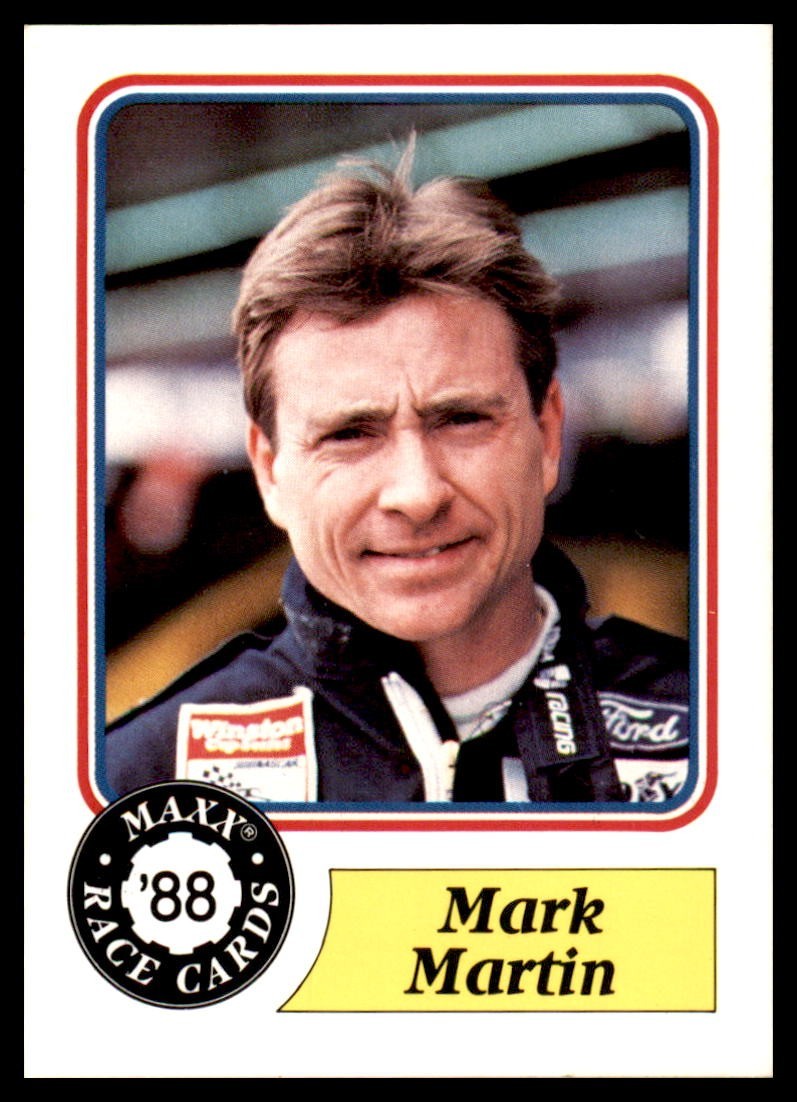 1988 Maxx Mark Martin Rookie Card #48