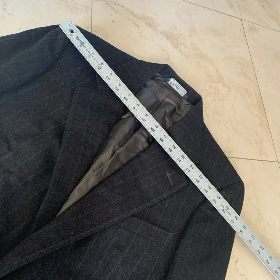 Polo Ralph Lauren Mens Suit Jacket & Pants Sport Coat 2 Pc Size 42R Wool Sz 42 - Image 3 of 4