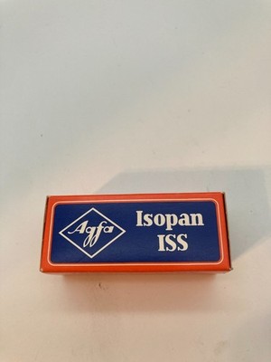 AGFA Isopan ISS 120, Safety Film, 21 DIN, ASA 100,  OVP, Ablaufdatum Januar 1975