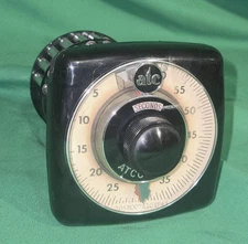 Vintage Atcotrol ATC seconds timer Synchron ~ Automatic Timing & Controls Co