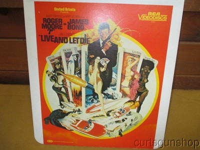 RCA CED Live and Let Die James Bond Starring Roger Moore Dated 1973