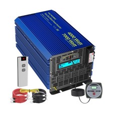 4000W Pure Sine Wave Inverter 24V DC to 110V 120V Power Inverter 7000W Surge ...