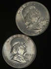 1948 & 1949-D FRANKLIN HALF DOLLARS AU (LOT OF 2 COINS)