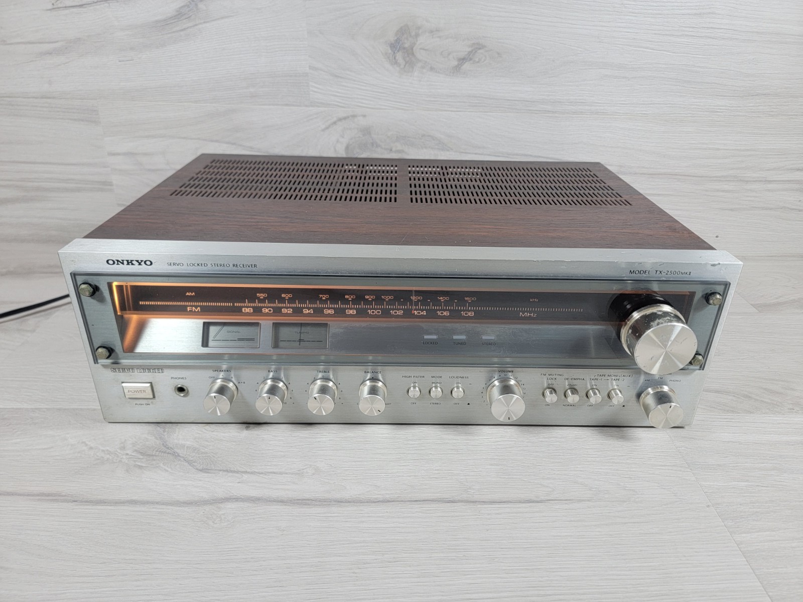 Onkyo TX-2500 vintage audio equipment - eBay listing photo 3