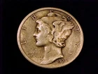 1928-P  Mercury Dime,  Very Good to nearly Fine  Grade.