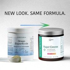 Super GREENS Powder Raspberry Lemonade Flavor Blend, 30 servings