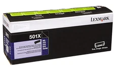 LEXMARK 501X Original  Extra High-Yield Toner Cartridge - Black, NEW SEALED
