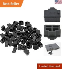 Silicone RJ45 Anti Dust Caps - Pack of 50 for Enhanced Ethernet Protection