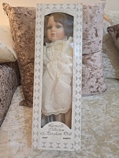 Leonardo Porcelain Doll Collection Jeanette 16 In On Stand