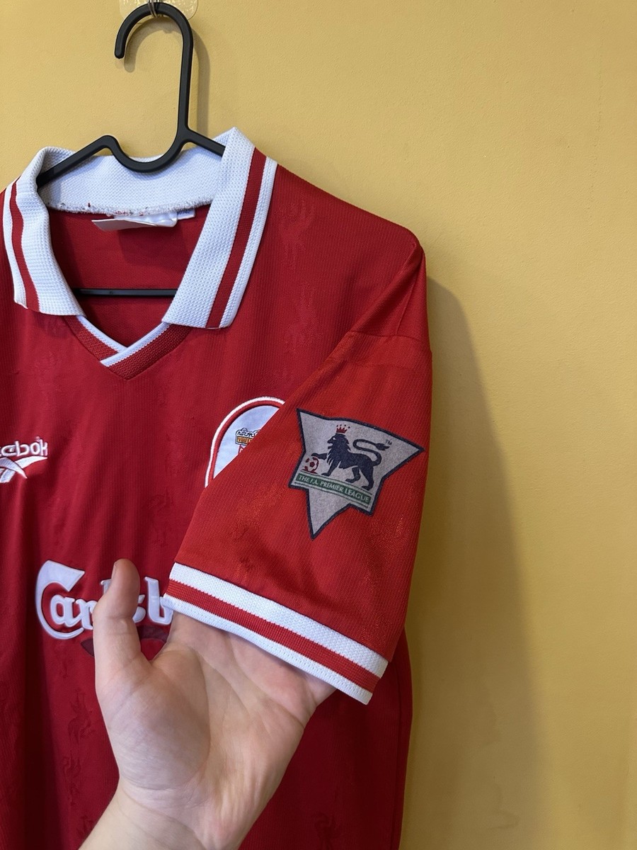 Liverpool 1996 - 1998 Home football Reebok shirt size 40/42 #9