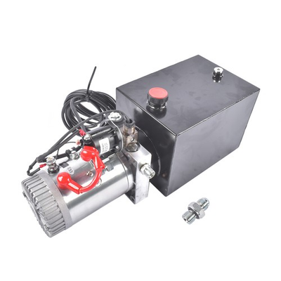 #ad Single Acting 8 Quart 2 Gal Hydraulic Pump Dump Trailer Pump Power Unit 12V $173.00