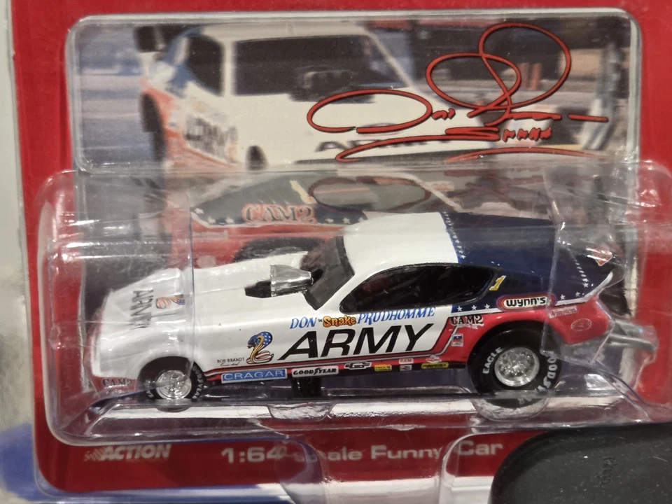 ACTION 1:64 DON SNAKE PRUDHOMME ARMY 1978 ARROW FUNNY CAR LIMITED BRAND NEW - Image 2 of 4