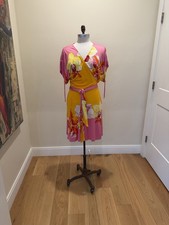 Diane von Furstenberg Pink Floral Wrap Dress