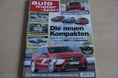 5) Auto Motor und Sport 10/2014 - Subaru WRX STI Sport  - Mercedes GLA 250 4mat