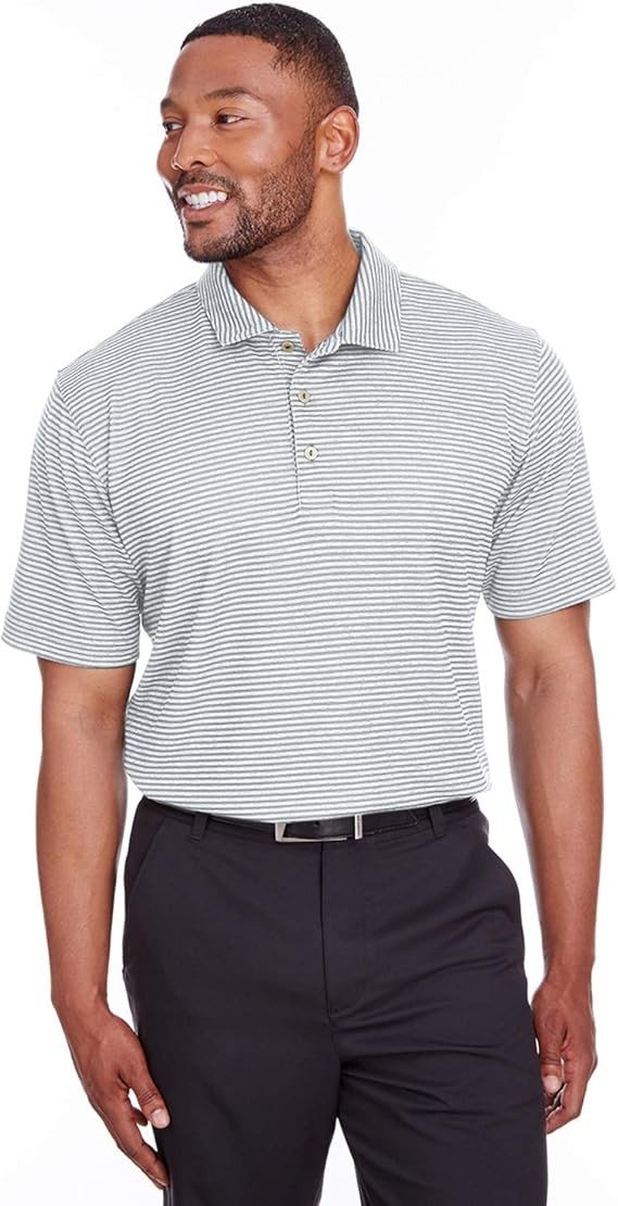 596804 Мужская футболка-поло в полоску PUMA Golf Mens Performance - QUARRY HEATHER 2XL 4090₽