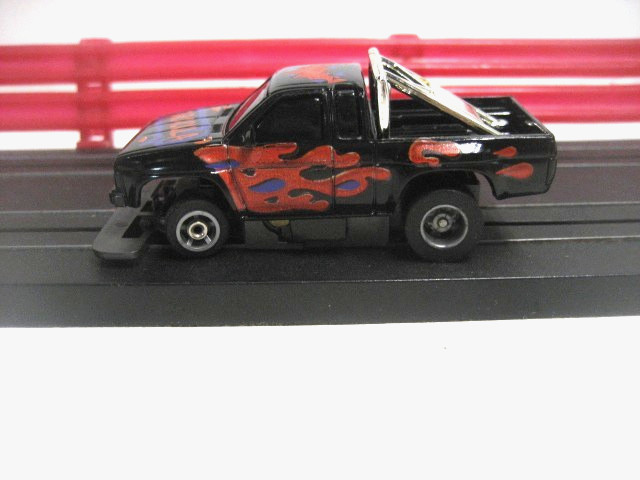 NEW  HO Scale TYCO TCR  Black Nissan DRACULA Pick up Truck
