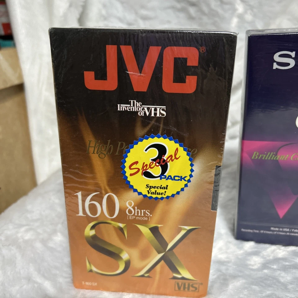 6-VHS Tapes Sealed 3-JVX/1-SONY/2-RCA  - Image 2 of 4