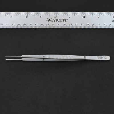 Aesculap BD662R Gerald Tissue Forceps Delicate 1x2 Teeth Straight 6 7/8 in