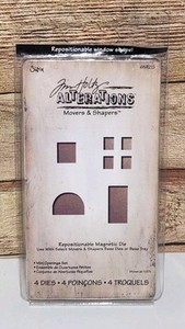 Tim Holtz Sizzix Movers & Shapers Repositionable Magnetic Die #657215