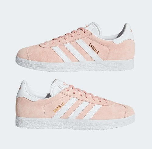BB5472 Adidas Gazelle Vapor rosa rosa scarpe da uomo scarpe sportive sneakers foto 3