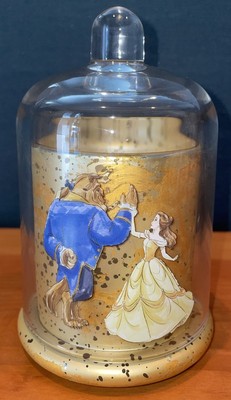 Disney Beauty And The Beast Charmed Aroma Candle With Sterling Silver Necklace