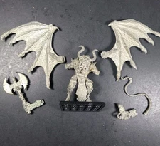 GW WHF Daemons of Chaos Metal Bloodthirster Daemon Prince Khorne Vintage OOP
