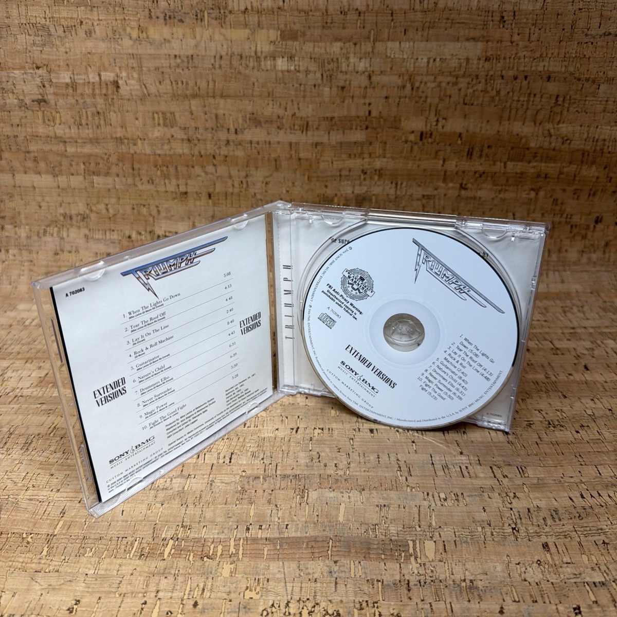 Triumph, Extended Versions by Triumph (CD, 2006) Sony Heavy Rock