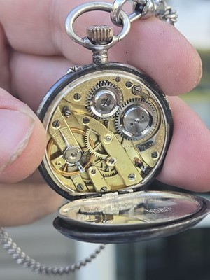 Vintage ladies watch and pocket watch with pin fob ANTIQUE Ladies 14k Gold Fob/pocket Watch. C.1900. REF No  main image 2