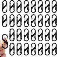 Karabinerhaken 32Mm Metall Schraubkarabiner 30 StüCk Doppelfeder FüR Outdoor