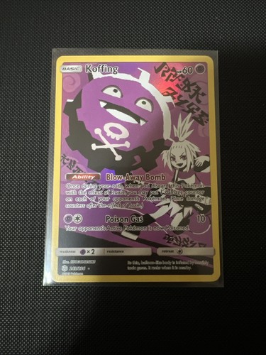 Pokémon NM Koffing 243/236 Secret Rare Cosmic Eclipse
