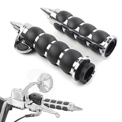 1'' Motorrad Spike Handgriffe für Harley Chopper Bobber Cruiser Sportster