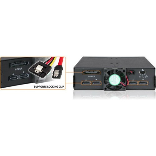 Icy Dock ToughArmor MB607SP-B Drive Enclosure for 5.25 - Serial ATA/600 Host - Picture 8 of 8