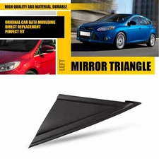 Left Fender Mirror Molding Triangle Trim Corner Cover For 2012-2018 Ford Focus X