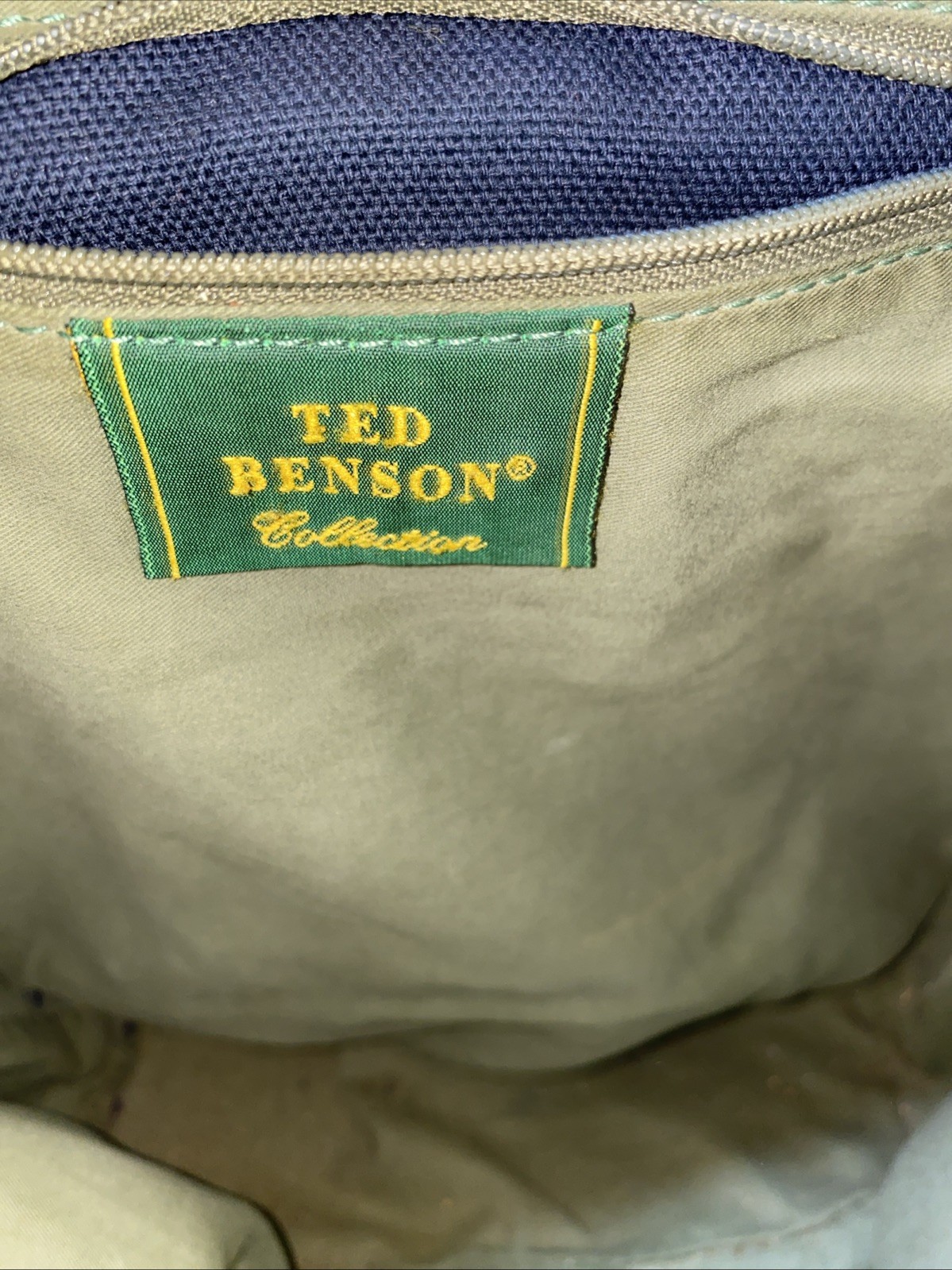 Ted Benson Leather Drawstring Backpack Mini Purse… - image 5