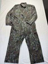 Cabelas Camo Coveralls Mens XL regular Jumpsuit Camo Hunting USA hemmed