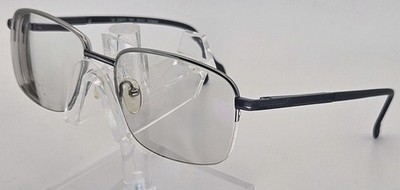 Stepper SI-60174 Titanium Eyeglass Frame 54-17-140 Gunmetal Rectangular Men R2
