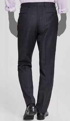 Ralph Lauren Men's Gray Plaid UltraFlex Classic-Fit Wool Suit