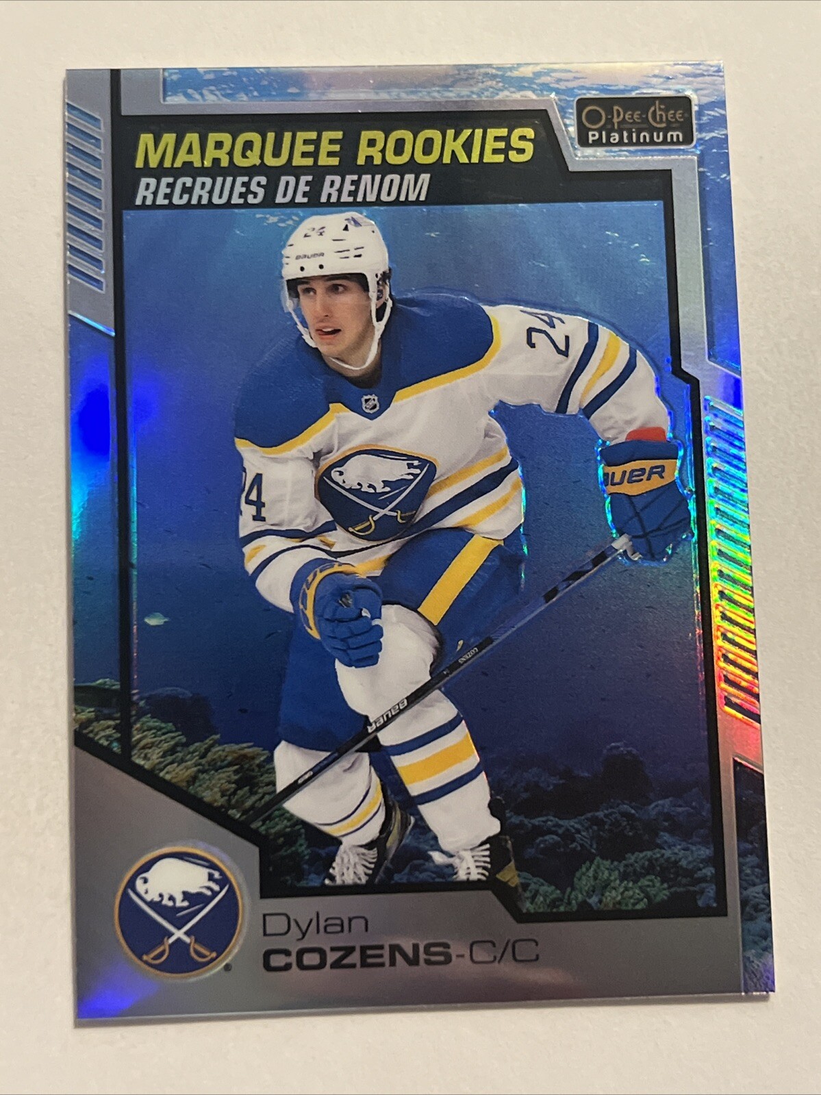 2020-21 Opc Platinum Dylan Cozens Aquamarine 154/499