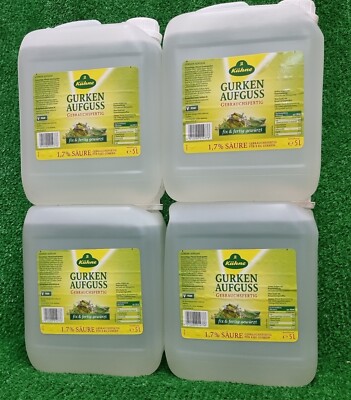 2,23 /L) 4x 5 Liter Kanister Kühne GURKEN AUFGUSS 20Liter Gurkenaufguss Versa.0 