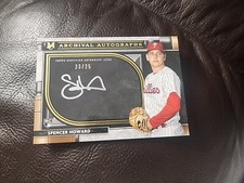 2021 Topps Museum Collection Archival Auto RC Spencer Howard Phillies /25