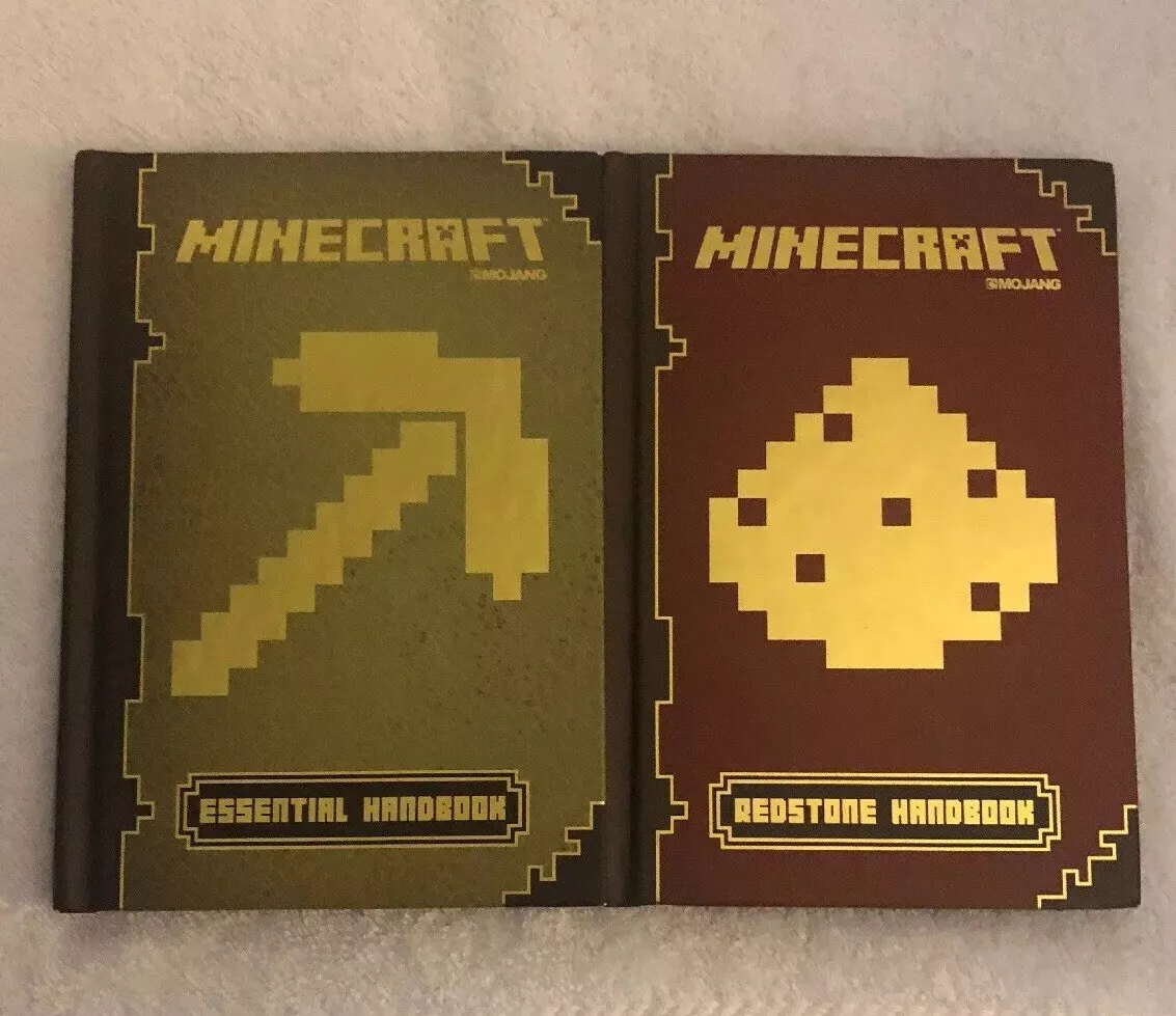 Minecraft Redstone and Essential Handbook Pair Two Official Mojang Books  9780545685153