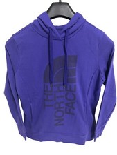 North Face Hooded Pullover Sweatshirt Womens Size Medium Logo Purple
