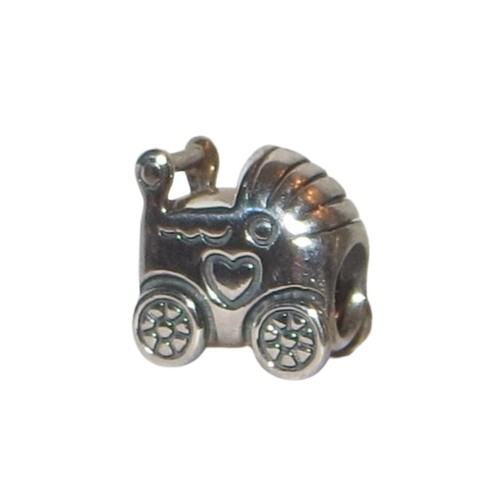 Pandora Baby Carriage/Pram/Stroller Sterling Silver Charm 790346
