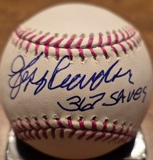 Jeff Reardon Signed Mlb Baseball With 367 Saves Autograph