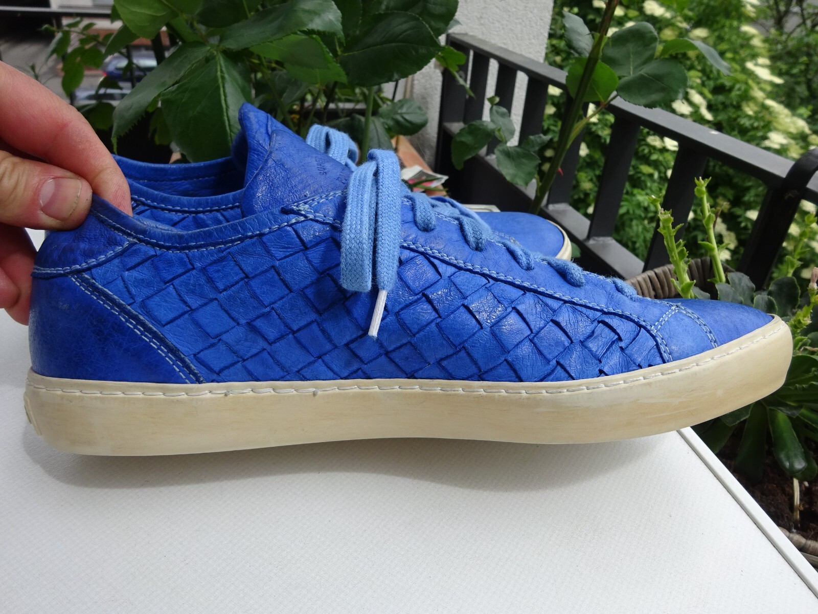 PANTOFOLA D’ORO PANTOFOLA D'ORO SUPER STAR Extra Indaco Blu Dam Sneaker Pelle Italy Tg.39 Nuova